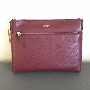 Kate spade crossbody Polly in Cherry Wood